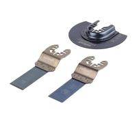 wolfcraft Juego de accesorios PRO HCS de 3 piezas, enganche universal I 3992000