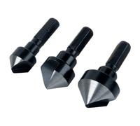 Wolfcraft juego de avellanadores cónicos, Ø 12-19 mm, vástago hexag