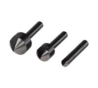 Wolfcraft Juego de avellanadores WS 3 piezas, vástago redondo 2504000