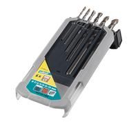 Wolfcraft Juego de brocas para hormigón 7110000 – filo de carburo de tungsteno, Ø 3–10 mm, 6 piezas