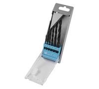 wolfcraft Juego de brocas para metal HSS, forja por laminación, Ø 2-8 mm, 6 piezas I 8453000 I Para taladrar metal
