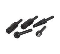 Wolfcraft Juego de escofina y avellanador 2540000 – 5 piezas