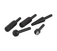 Wolfcraft Juego de escofina y avellanador 2540000 – 5 piezas