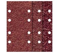 wolfcraft Juego de hojas de lijar adhesivas de 10 piezas para madera/metal I 1762000