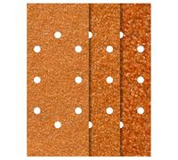 wolfcraft Juego de hojas de lijar de 25 piezas para madera/metal I 1969100