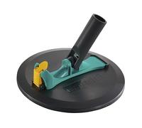 wolfcraft Juego de lijadora circular para placas de yeso, Ø 225 mm, 3 piezas I 4052000 I Para el lijado eficiente de superficies de placas de yeso en altura como por ejemplo techos y paredes