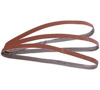 wolfcraft Juego de lijas de banda de 3 piezas, para madera/metales I 1869000
