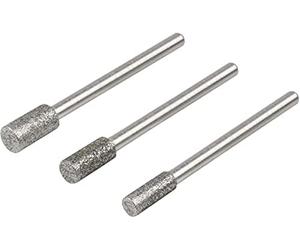Wolfcraft juego de minimuelas de diamante, cilíndricas, 3 piezas i 59