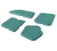 wolfcraft Juego de perfiladores de juntas SP 100, 4 piezas I 4369000 I Para juntas limpias y lisas
