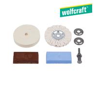 Wolfcraft Juego de pulido de bricolaje 5 piezas 2178000 para ac