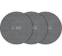 wolfcraft Juego de rejillas de lijado adhesivas de 5 piezas, para placa de yeso I 8464000
