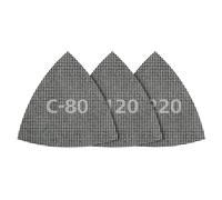 wolfcraft Juego de rejillas de lijado adhesivas de 5 piezas, para placa de yeso I 8469000