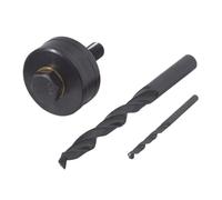 wolfcraft Juego de sierras de corona Ø 35 mm, 3 piezas I 8925000 I Para perforar de forma sencilla y precisa los grifos del fregadero