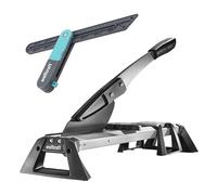 wolfcraft Juego de Suelo Laminado y Vinílico - Guillotina VLC 800 | Kit con guillotina para proyectos de suelo laminado y falsa escuadra para ángulos precisos. Hecho en Europa. 8658000