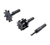 Wolfcraft Juego universal de fresas WS 4 piezas 3254000 – Acero para madera blanda y dura