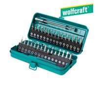 Wolfcraft - kit destornillador y prolongador con puntas micro wolfcraf