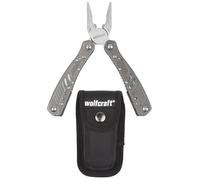 Wolfcraft Alicate multiherramienta 4080000 13 en 1 para bolsillo Plateado