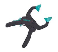 wolfcraft Pinza de carraca, 40 mm I 3615000 I Para trabajar con fuerza de sujeción dosificada, perfecta para proyectos de bricolaje