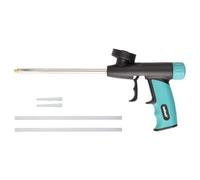 Wolfcraft Pistola dosificadora de espuma de montaje 4342000 – Alta calidad para espuma PU en marcos