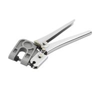 wolfcraft Punzonadora monomanual I 4029000 I Herramienta de unión de perfiles metálicos en obras placa de yeso I Para las uniones de perfiles mas rápidos y profesionales