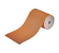 wolfcraft Rollo de papel abrasivo para madera/metal, 5 m x 115 mm, grano 60 I 1771000 I Para lijar superficies de madera y metal