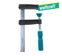 Wolfcraft Sargento de tornillo MINI 3607000 - 100 mm para sujeción, bricolaje y manualidades