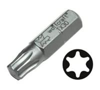 wolfcraft Set de puntas, TORX® (T 10-40), 7 piezas I 2447000 I 7 puntas Solid de distintos tamaños
