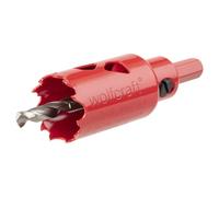 Wolfcraft Sierra de corona BiM 5465000 Ø29 mm, con adaptador y broca piloto, 1 pieza