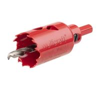 Wolfcraft Sierra de corona 5466000 BiM 32 mm con adaptador y broca piloto