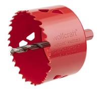 wolfcraft Sierra de corona BiM I 5475000 I Para materiales de obra en seco, madera, plásticos y metales, profundidad de corte de 40 mm
