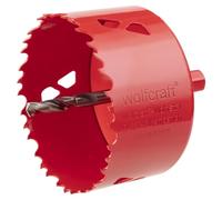 Wolfcraft Sierra de corona BiM 5476000 Ø83mm con adaptador y broca piloto corte 40mm