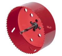 wolfcraft Sierra de corona BiM I 5496000 I Para materiales de obra en seco, madera, plásticos y metales, profundidad de corte de 40 mm