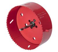 wolfcraft Sierra de corona BiM I 5497000 I Para materiales de obra en seco, madera, plásticos y metales, profundidad de corte de 40 mm
