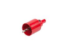 Wolfcraft Sierra de corona bimetal con adaptador y broca piloto ø40 mm