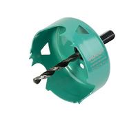 wolfcraft Sierra de corona de acero al carbono, Ø 74 mm I 5969000 I Para instalaciones eléctricas y sanitarias en madera y materiales de obra en seco