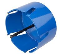 wolfcraft Sierra de corona universal con adaptador I 5960000 I Para taladros de gran diámetro en todo tipo de materiales, profundidad de corte de 60 mm