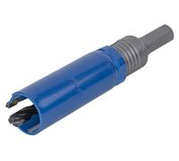 wolfcraft Sierra de corona universal con adaptador, preinstalado I 3874000 I Uso versátil en todo tipo de materiales, profundidad de corte de 60 mm