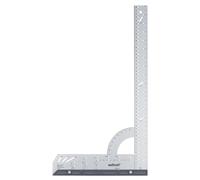 wolfcraft Universal Angle & Try Square I 5206506 I Para medir, marcar, dibujar y cortar guiado I escala en pulgadas