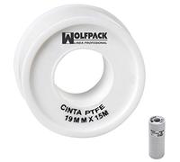 Wolfpack Cinta PTFE 14060012 19 mm x 15 m set de 10 piezas