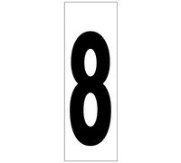 Wolfpack linea profesional 15058016 numero adhesivo 46x140 mm. nº 8,