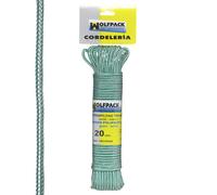 Wolfpack linea profesional 16010040 cuerda trenzada polipropileno blan