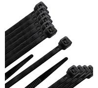 WOLFPACK LINEA PROFESIONAL Brida Nylon 100%. Color Negro 3,5 x 200 mm. Bolsa 100 unidades. Abrazadera Plastico, Organizador Cables, Alta Resistencia
