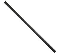 WOLFPACK LINEA PROFESIONAL Burlete Para Puertas De Garaje Aluminio Negro Con Cepillo 2,5 m. Cepillo De Puerta, Burlete Garaje, Burlete Cepillo Cochera