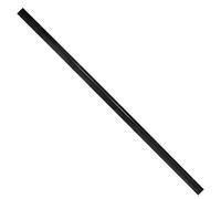 WOLFPACK LINEA PROFESIONAL Burlete Para Puertas De Garaje Aluminio Negro Con Goma 2,5 m. Perfil Bajo Cochera Cepillo De Puerta, Burlete Garaje