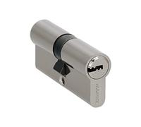 Wolfpack Línea Profesional Cilindro de seguridad 30x30 mm leva larga niquelado con 5 llaves