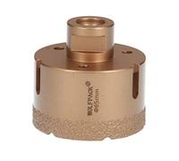 WOLFPACK LINEA PROFESIONAL - Corona Diamante Para Amoladora Ø 65 mm. Conexión Rosca M14. Corte Seco