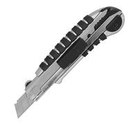 WOLFPACK LINEA PROFESIONAL Cutter Aluminio Profesional 18mm Con 5 Hojas Acero Sk5