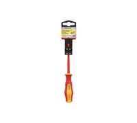 WOLFPACK LINEA PROFESIONAL Destornillador Plano Aislado Certificado VDE 1.000 V. 0.6 Ø 3.0 X 100 mm