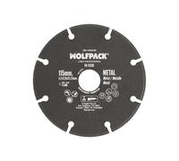 Wolfpack linea profesional disco corte metales universal Ø 115 x 1,7