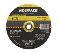 Wolfpack linea profesional disco repasar abrasivo Ø 230 x Ø 22 mm. e